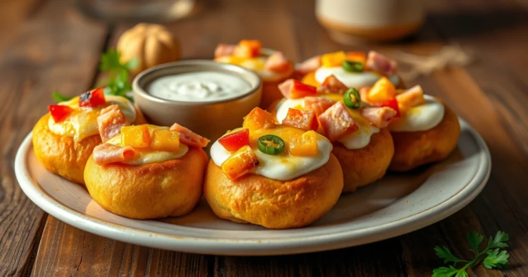 schnelle Rezepte – Pizzabrötchen mit Schmand: Ein cremiges Highlight