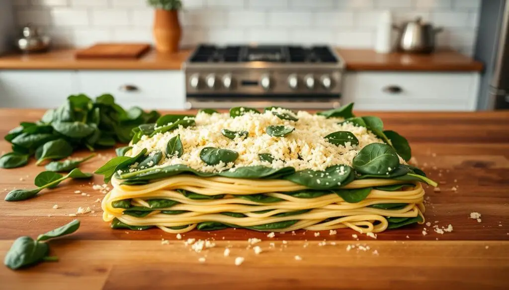 Schritt für Schritt Anleitung Spinatlasagne