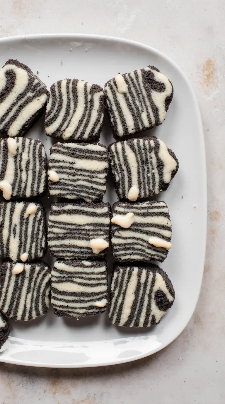 Zebra-Kekse
