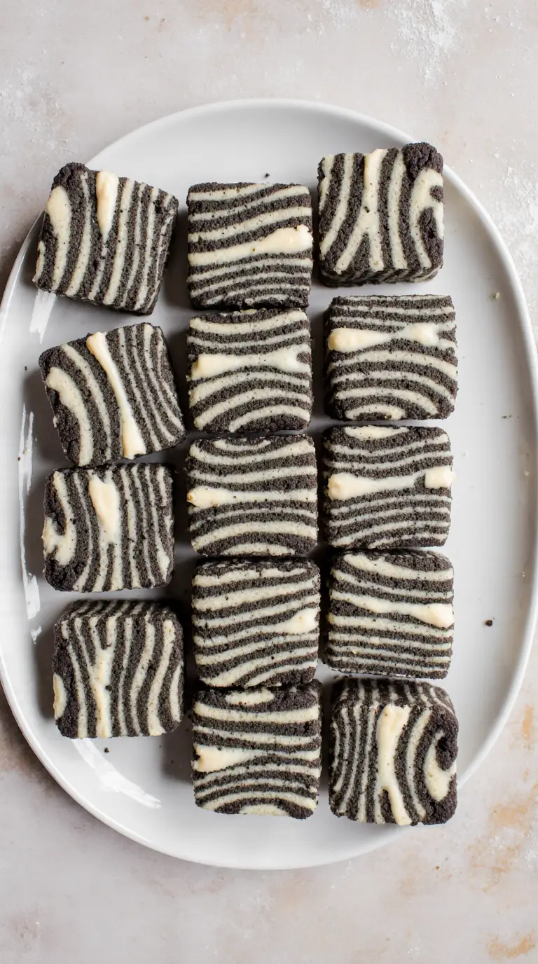 Zebra-Kekse