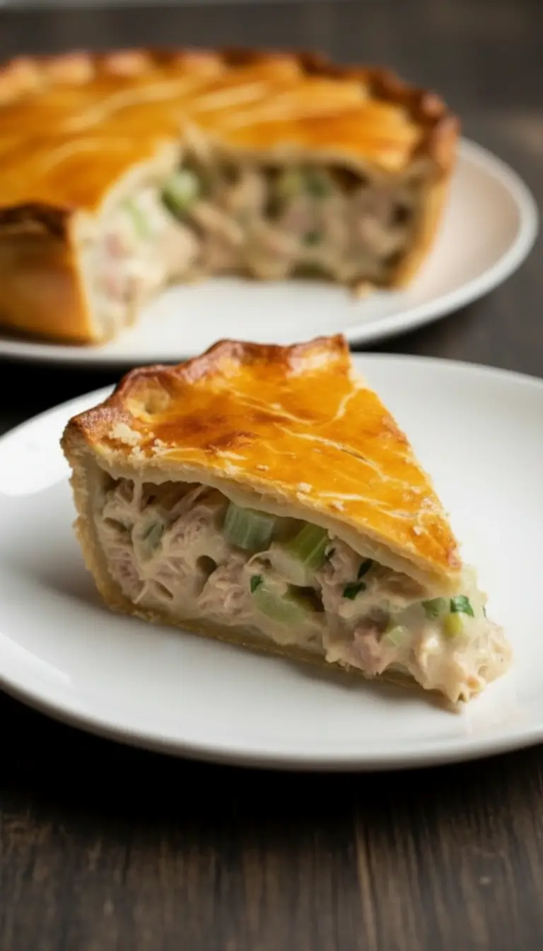 Hähnchen-Schinken-Lauch-Pastete