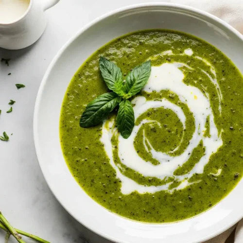 Bärlauchsuppe Thermomix – cremig, grün und aromatisch aus frischem Bärlauch
