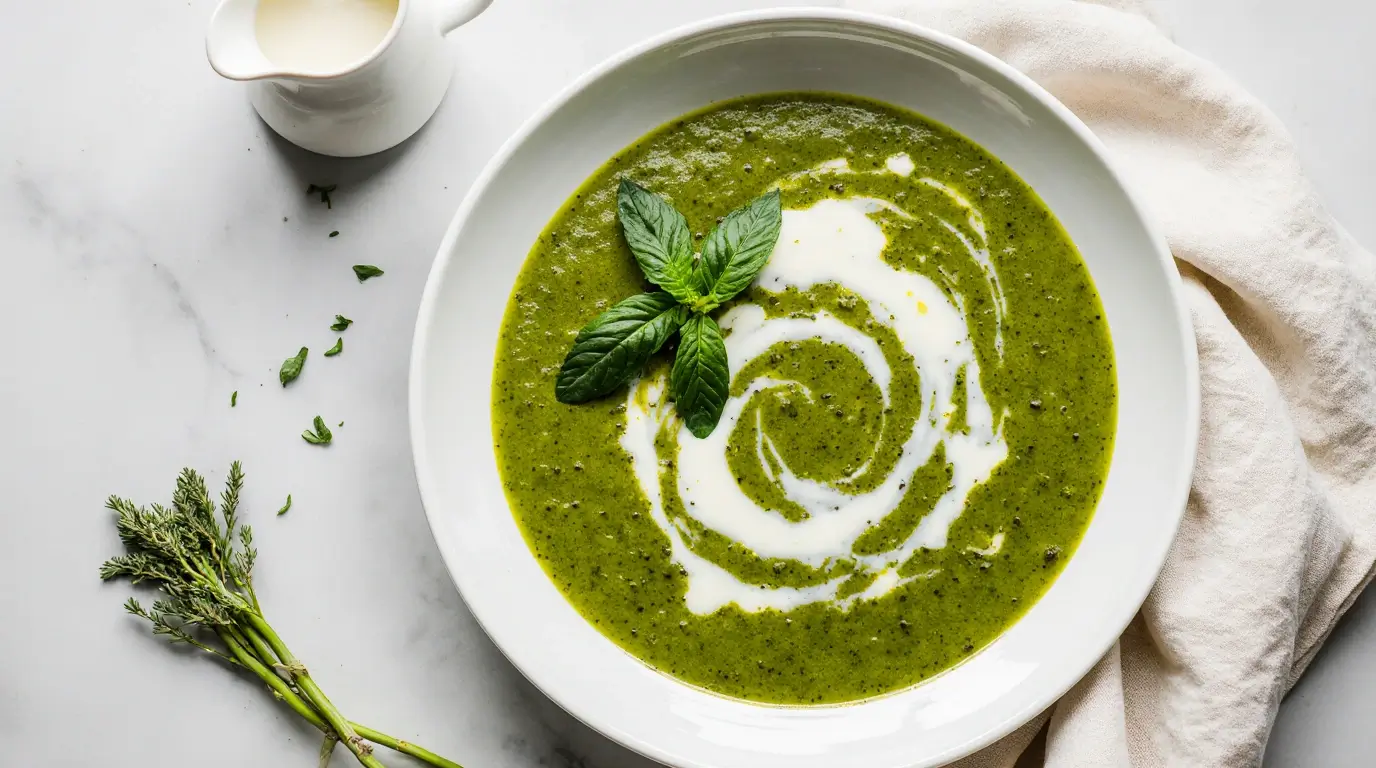 Bärlauchsuppe Thermomix – cremig, grün und aromatisch aus frischem Bärlauch