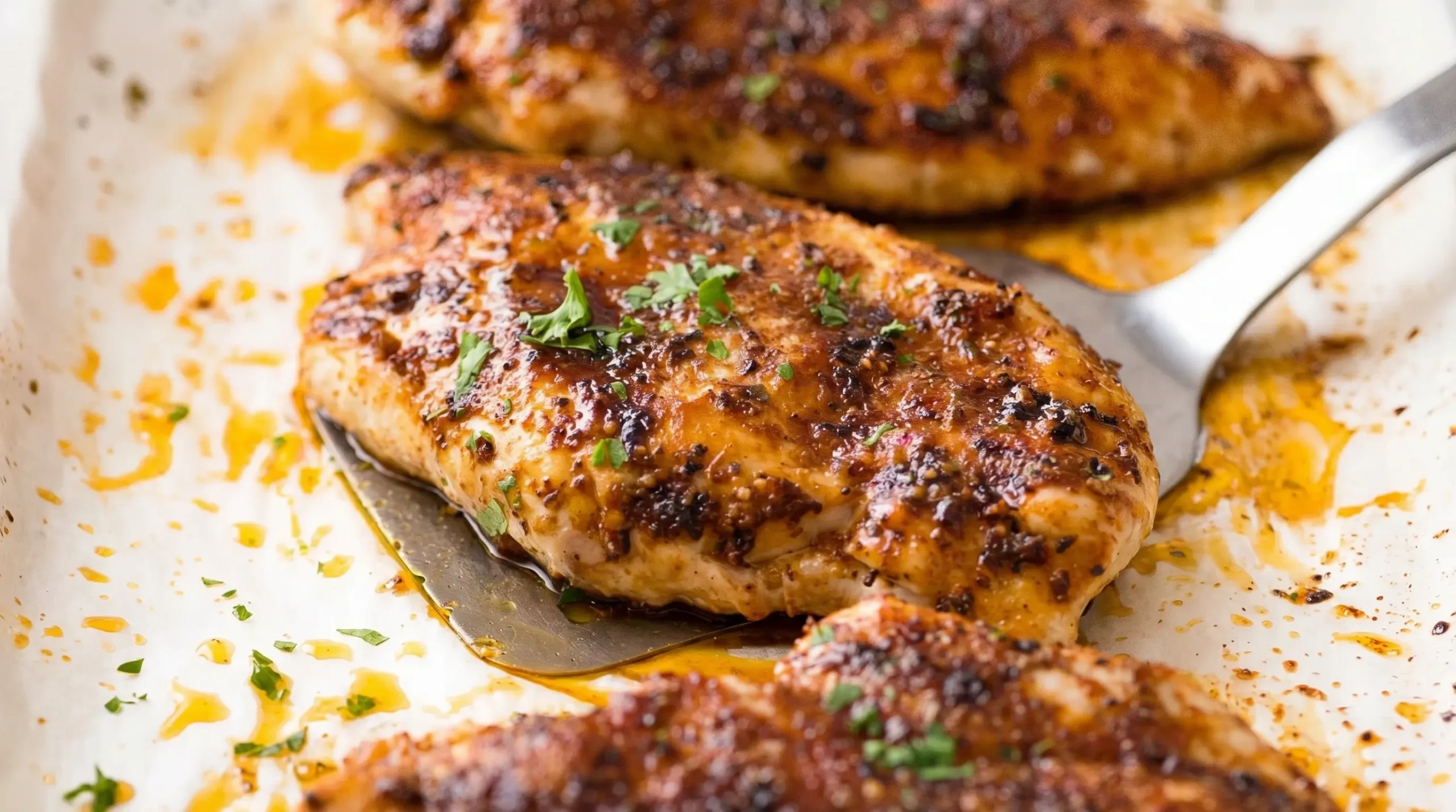 Hähnchen im Ofen saftig einfach – goldbraune Kruste, zartes Fleisch, einfache Marinade