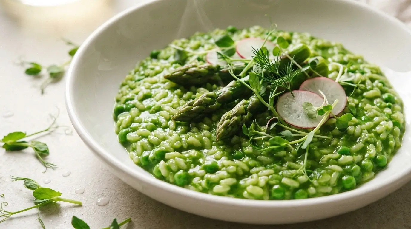 Risotto mit grünem Spargel – cremig, aromatisch und einfach selbst gemacht
