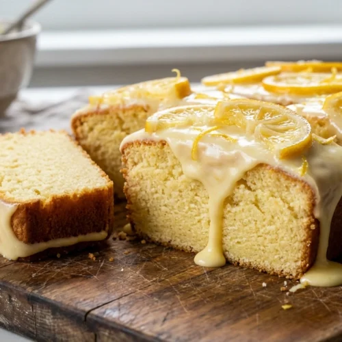 Saftiger Zitronenkuchen vom Blech mit Zuckerguss – einfaches Rezept