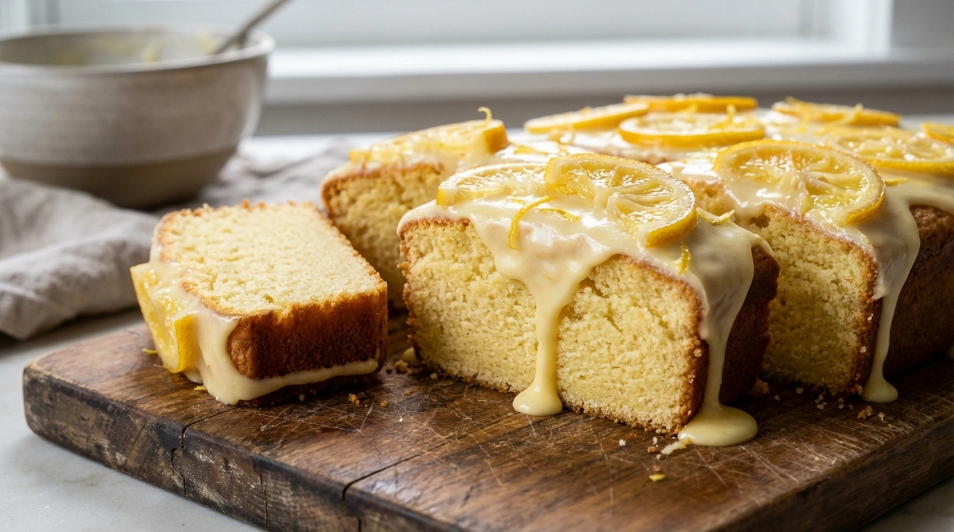 Saftiger Zitronenkuchen vom Blech mit Zuckerguss – einfaches Rezept