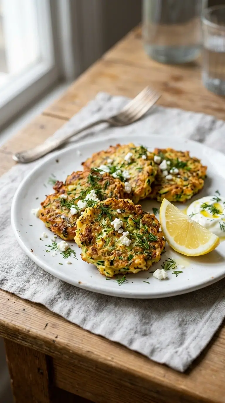 Zucchini-Feta-Bällchen