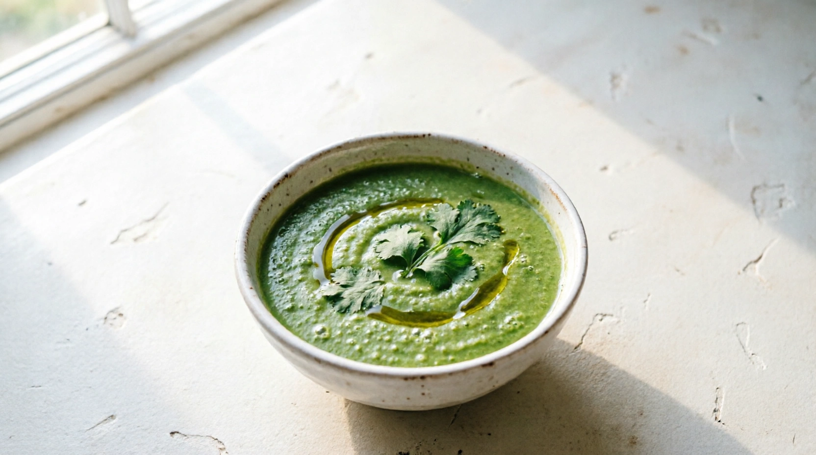 Cucumber-Tomatillo Gazpacho