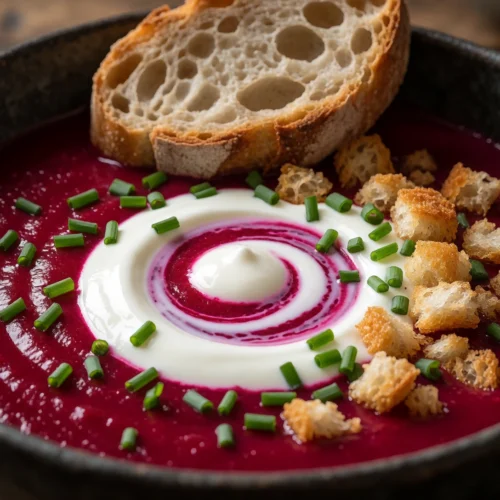 Rote-Bete-Suppe: Cremiges Rezept in 20 Minuten