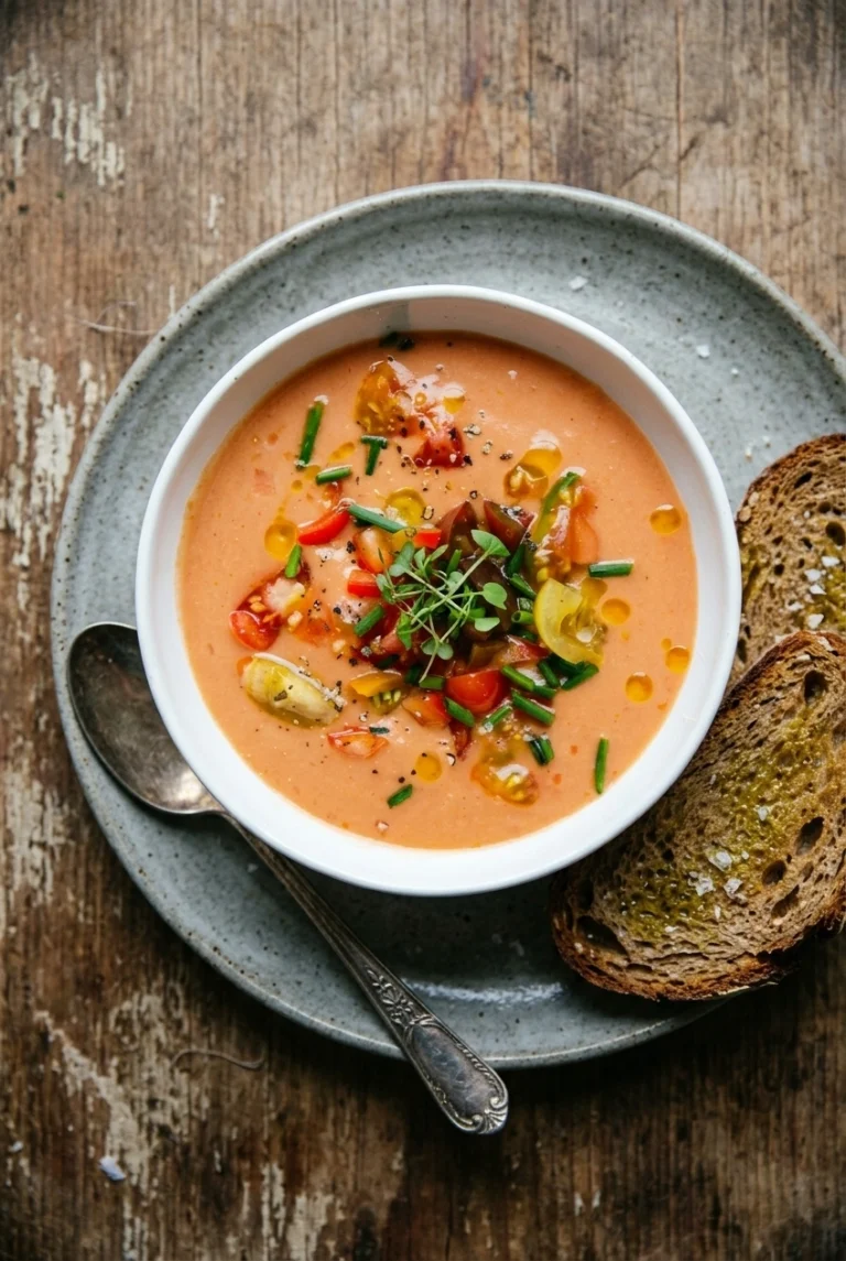 schnelle Rezepte – Authentische Spanische Gazpacho: Das ultimative Sommerrezept für heiße Tage