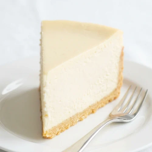 New York Cheesecake Original Rezept mit cremiger Füllung und goldenem Biskuitboden