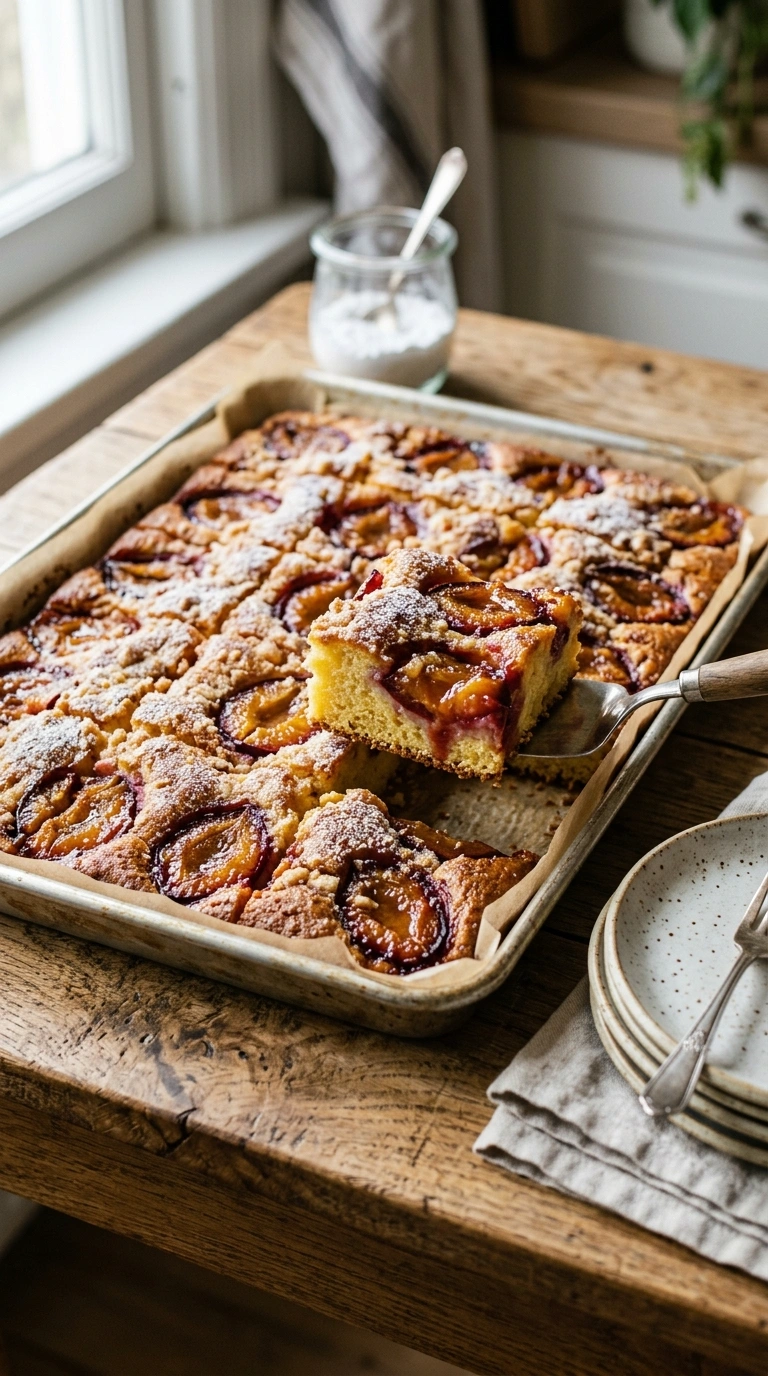 schnelle Rezepte – Zwetschgenkuchen vom Blech: Das Rezept für große Runden