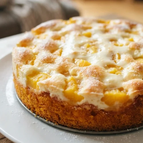 Fantakuchen mit Pfirsichschmand