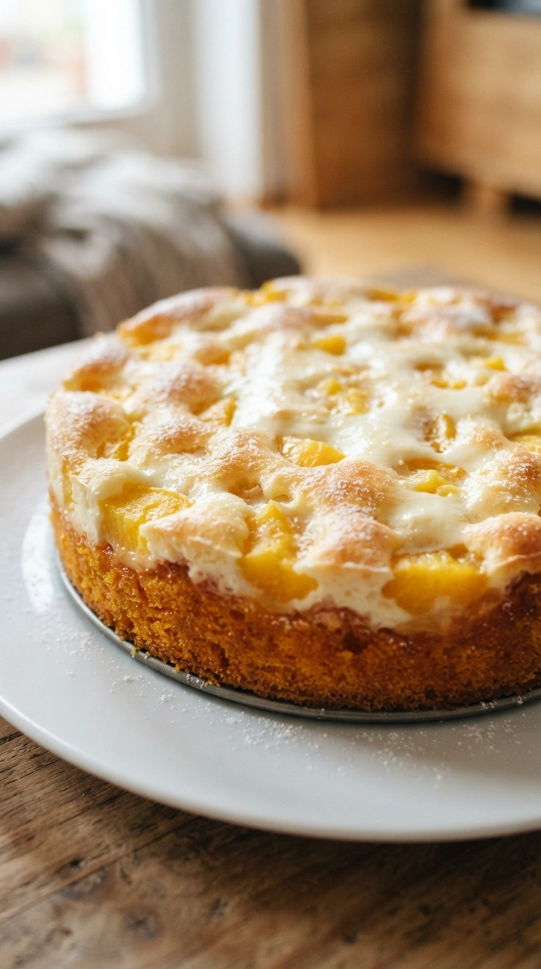 Fantakuchen mit Pfirsichschmand