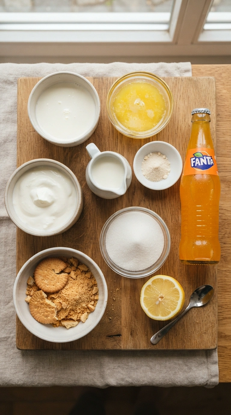 Fantakuchen ohne Backen: Erfrischend kühl statt aus dem Ofen