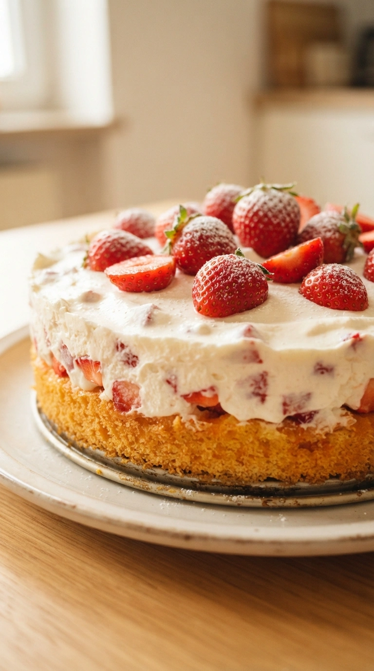 schnelle Rezepte – Erdbeer-Fantakuchen: Saftiger Klassiker mit frischen Erdbeeren