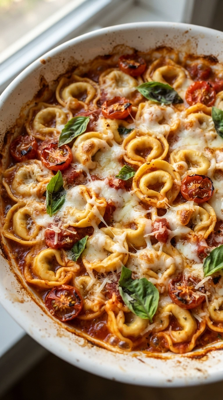 schnelle Rezepte – Tortellini Auflauf – schnell & cremig überbacken