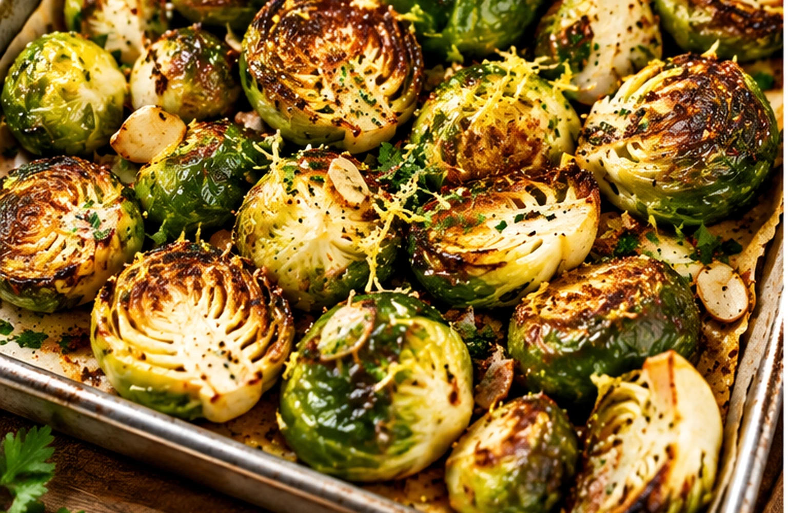 schnelle Rezepte für jeden Tag – Kohlsprossen Rezept: Knusprig aus dem Ofen mit Knoblauch & Zitrone
